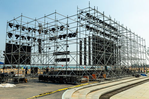 桁架搭建圖片素材下載 建筑攝影素材下的工程建設(shè)圖片素材